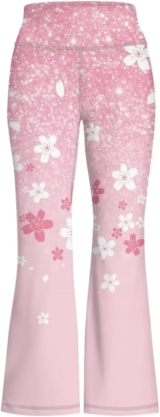 Ystardream Girls Workout Leggings Comfortable Flared Leggings for Girls Teens Kids