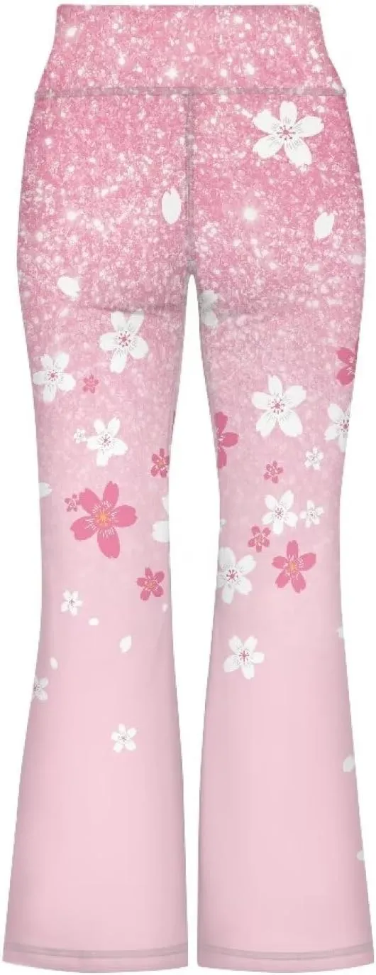 Ystardream Girls Workout Leggings Comfortable Flared Leggings for Girls Teens Kids